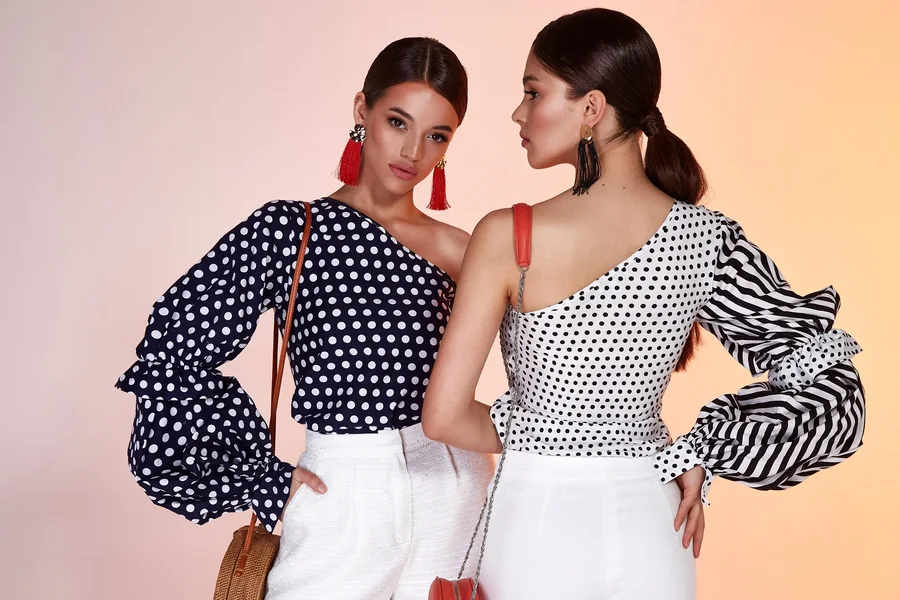 Dress With Black Polka Dots Style