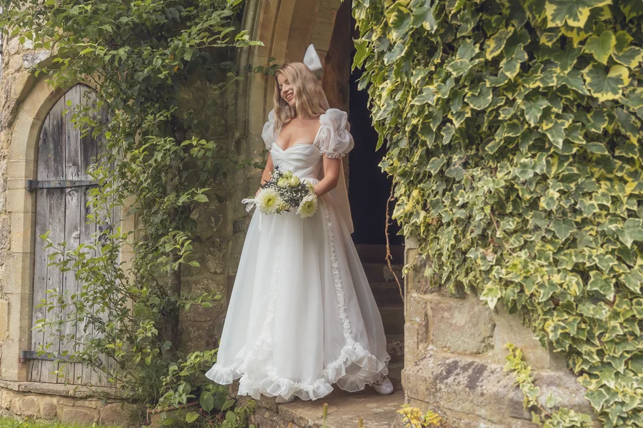 Fairytale Goddess Ball Gown Wedding Dress