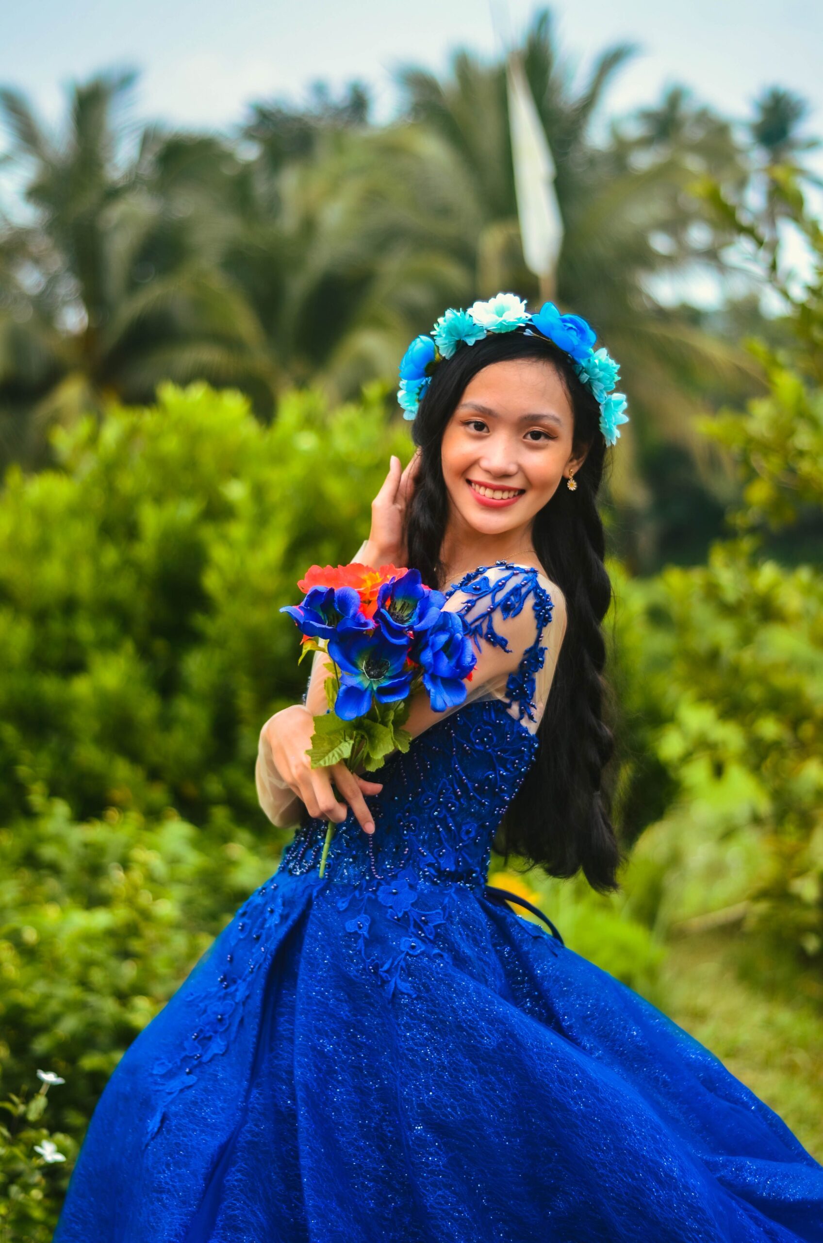 Royal Blue Dress For Teenage